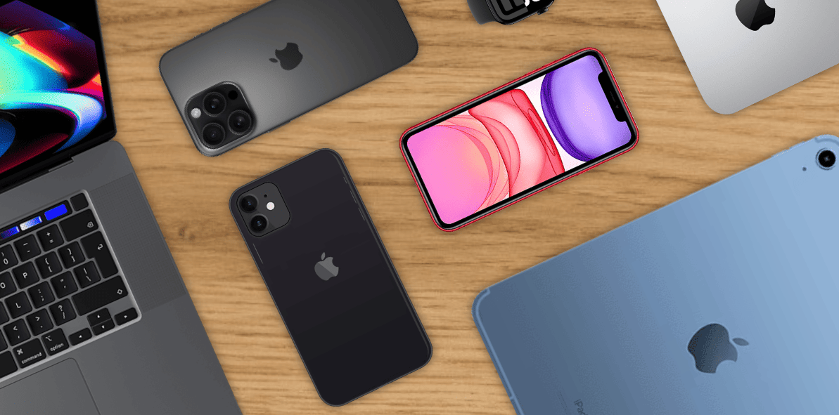 apple banner iphone macbook